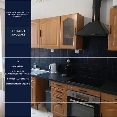 Апартаменты Le Saint Jacques, T2 De 51m² En Centre De Дуэ